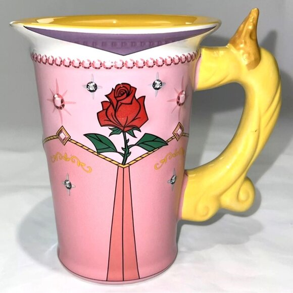 Disney Parks Official Merch | Sleeping Beauty Princess Aurora Mug | Unicorn Hand - Picture 7 of 7